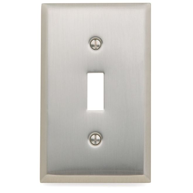 Baldwin 4751 Single Toggle Beveled Switch Plate