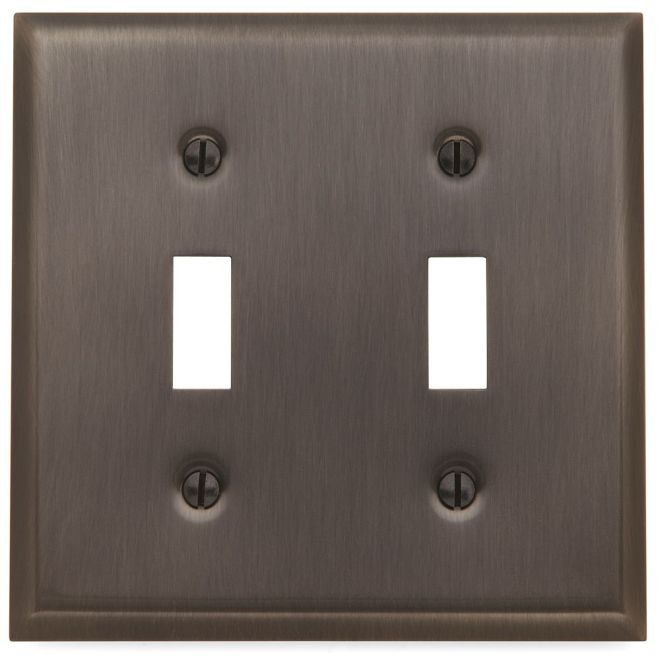 Baldwin 4761 Double Toggle Beveled Switch Plate