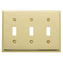 Baldwin 4770 Triple Toggle Beveled Switch Plate