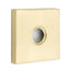 Emtek Transitional Brass Towel Ring With Square Rosette