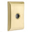Emtek Modern Brass Towel Bar With Neos Rosette