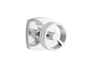Emtek  Spoke Knob Concealed Fastener with  Square Rosette