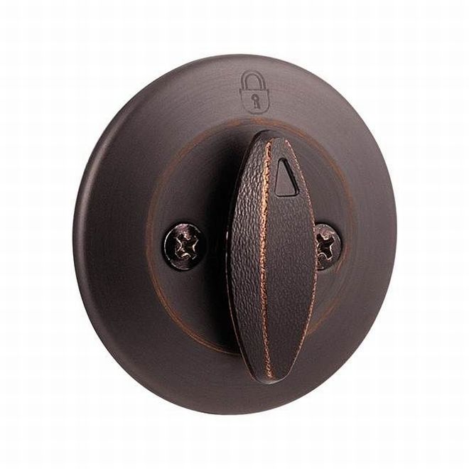 Kwikset 663 One Sided Turn Deadbolt with New Chassis with 2-3/8" Latch and SCS Strike