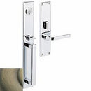 Baldwin 6976050RFD Minneapolis Right Hand Full Dummy Mortise Lock Trim Blank Plates Antique Brass Finish - Right Hand - NA