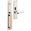Baldwin 6976055LFD Minneapolis Left Hand Full Dummy Mortise Lock Trim Blank Plates Lifetime Bright Nickel Finish - Left Hand - NA