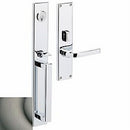 Baldwin 6976151LENT Minneapolis Left Hand Single Cylinder Entry Mortise Lock Trim Antique Nickel Finish - Left Hand - NA