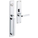 Baldwin 6976260LENT Minneapolis Left Hand Single Cylinder Entry Mortise Lock Trim Bright Chrome Finish - Left Hand - NA