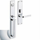 Baldwin 6976264LENT Minneapolis Left Hand Single Cylinder Entry Mortise Lock Trim Satin Chrome Finish - Left Hand - NA