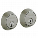 Baldwin 8011151 Contemporary 1-5/8" Double Cylinder Deadbolt Antique Nickel Finish - NA - NA