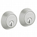 Baldwin 8011264 Contemporary 1-5/8" Double Cylinder Deadbolt Satin Chrome Finish - Satin Chrome - NA