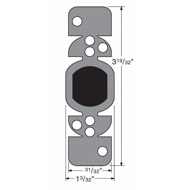 Kwikset 81640 Plastic Strike Box