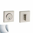 Baldwin 8220260 Contemporary Square Single Cylinder Deadbolt Bright Chrome Finish - Bright Chrome - NA