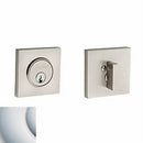Baldwin 8220264 Contemporary Square Single Cylinder Deadbolt Satin Chrome Finish - NA - NA