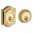 Baldwin 8238003 Bethpage Double Cylinder Deadbolt Lifetime Brass Finish - Lifetime Brass - NA