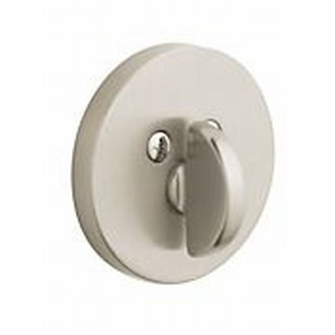 Baldwin 8241150PAT Contemporary 2-1/8" Patio Deadbolt Satin Nickel Finish - Satin Nickel - NA