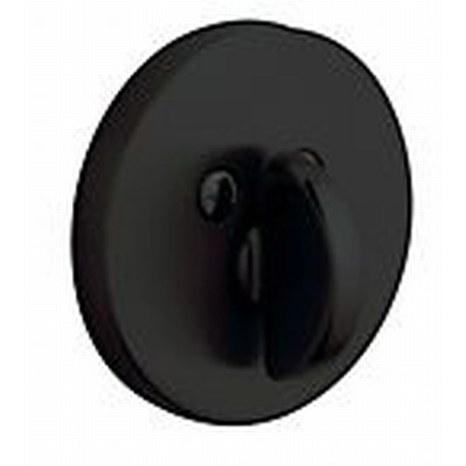 Baldwin 8241190PAT Contemporary 2-1/8" Patio Deadbolt Satin Black Finish - Satin Black - NA
