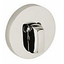 Baldwin 8244055PAT Contemporary Low Profile 2-1/8" Patio Deadbolt Lifetime Bright Nickel Finish - NA - NA