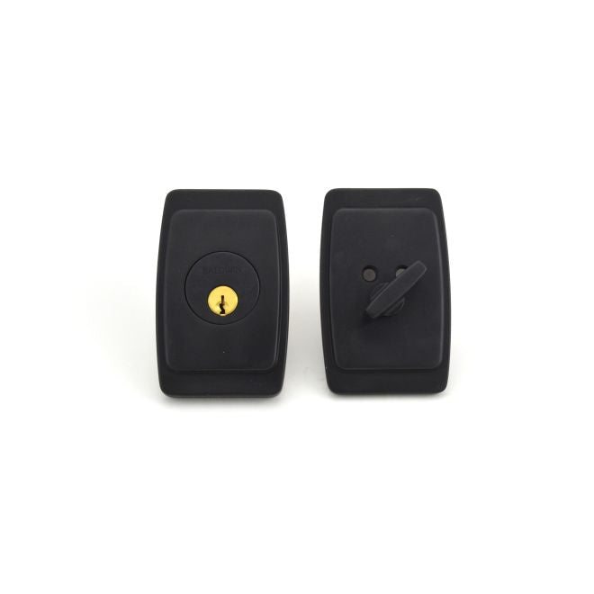Baldwin 8250102 Single Cylinder Palm Springs Deadbolt Oil Rubbed Bronze Finish - Oil Rubbed Bronze - NA