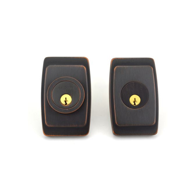 Baldwin 8251112 Double Cylinder Palm Springs Deadbolt Venetian Bronze Finish - NA - NA
