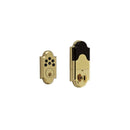 Baldwin 8252003AC1 Boulder Arched Keyless Entry Deadbolt Lifetime Brass Finish - Lifetime Brass - NA