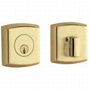 Baldwin 8285003 Soho Single Cylinder Deadbolt Lifetime Brass Finish - NA - NA