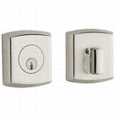 Baldwin 8285055 Soho Single Cylinder Deadbolt Lifetime Bright Nickel Finish - NA - NA