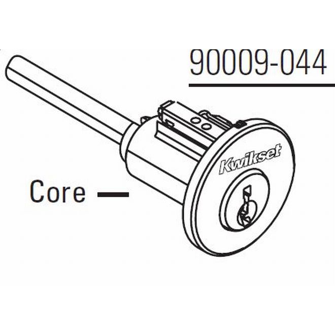 Kwikset 8325-5 780 Cylinder Without Housing Antique Brass Finish