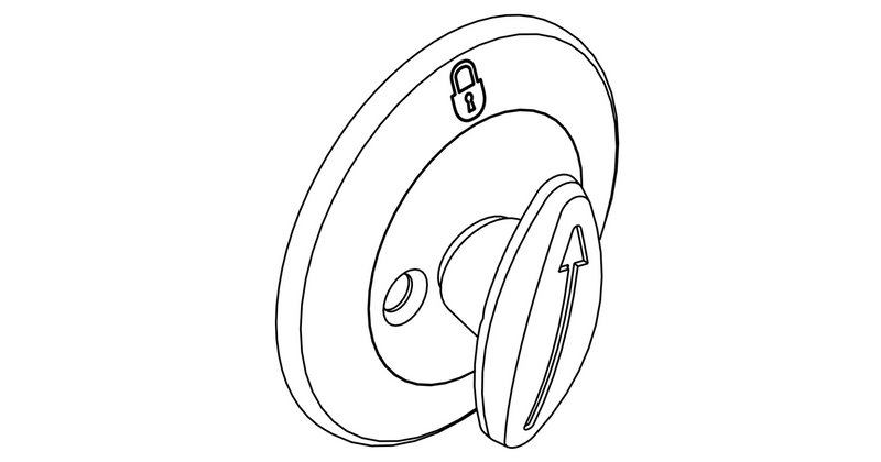 Kwikset 83273-26 Thumbturn for 660; 663; 667; 677; and 588 Bright Chrome Finish