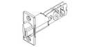 Kwikset 83277-5 2-3/8" Backset Gate Latch with Square Face Antique Brass Finish