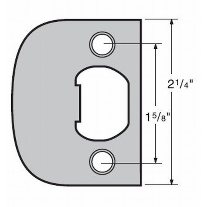Kwikset 83437 Square Corner Full Lip Strike