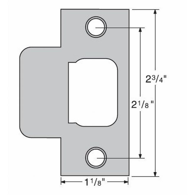 Kwikset 84632 Deadbolt T Strike