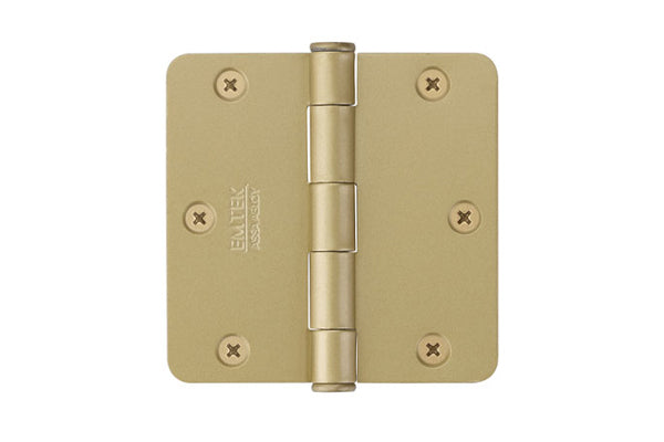 Emtek Steel Plain Bearing Hinge with 1/4" Radius Corners