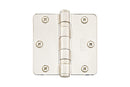 Emtek Steel, Heavy Duty, Ball Bearing Hinge with 1/4" Radius Corners