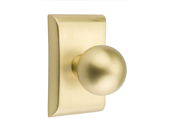 EMTEK  Orb Knob with Neos Rosette