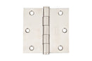 Emtek Residential Duty Hinges Stainless Steel, Plain Bearing Square Corner
