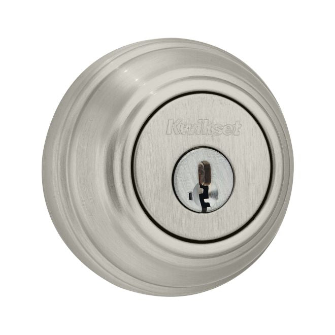 Kwikset 982  UL Single Cylinder Deadbolt SmartKey with New Chassis with RCAL Latch and RCS Strike