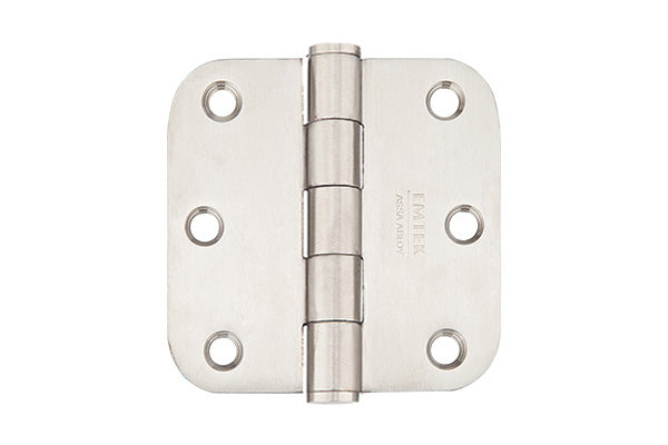 Emtek Heavy Duty Hinges Stainless Steel Plain Bearing 5/8" Radius Corner