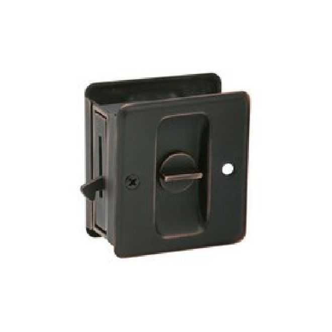 Ives 991B716 Solid Brass Privacy Sliding Door Pull Aged Bronze Finish - Aged Bronze - NA