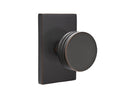 Emtek Bern Knob Concealed Screws Modern Rectangular Rosette