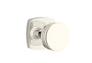 Emtek Bern Knob  Concealed Screws with Urban Modern Rosette