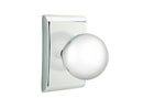 Emtek Orb Knob Concealed Fastener with Neos Rosette