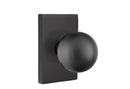 Emtek Orb Knob Concealed Fastener with Modern Rectangular Rosette