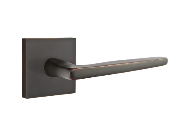 Emtek Hermes Lever Concealed Screws With Square Rosette