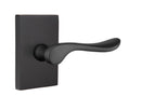 EMTEK Luzern Lever with Modern Rectangular Rosette