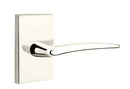Emtek Poseidon Lever with Modern Rectangular Rosette