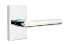 EMTEK Stuttgart Lever with Modern Rectangular Rosette