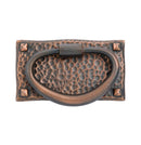 EMTEK HAMMERED OVAL PULL