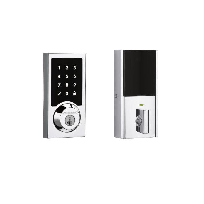 Kwikset CP915CNT Contemporary Smartcode Touchpad Electronic Deadbolt SmartKey with RCAL Latch and RCS Strike