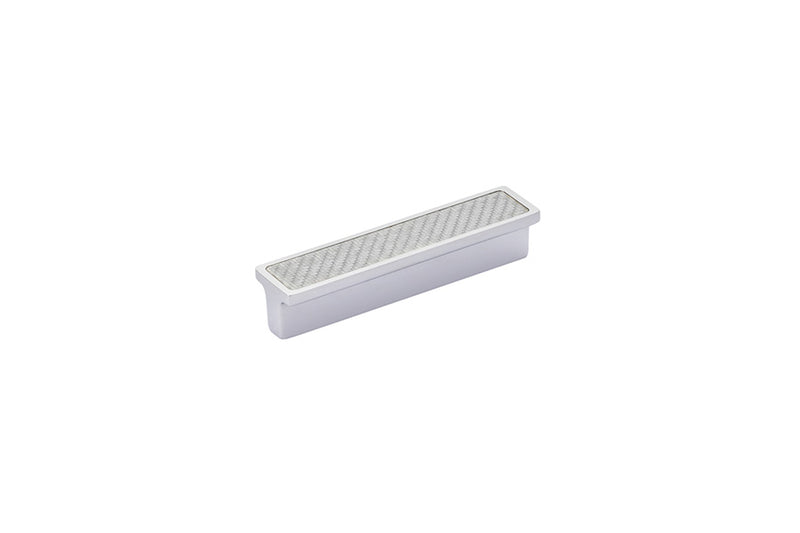 Emtek Carbon Fiber Silver Bin Pull