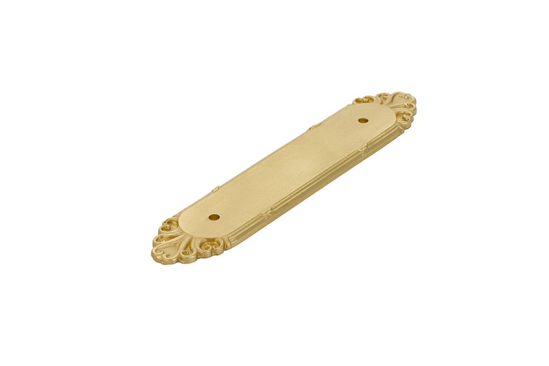 EMTEK RIBBON & REED BACKPLATE PULL